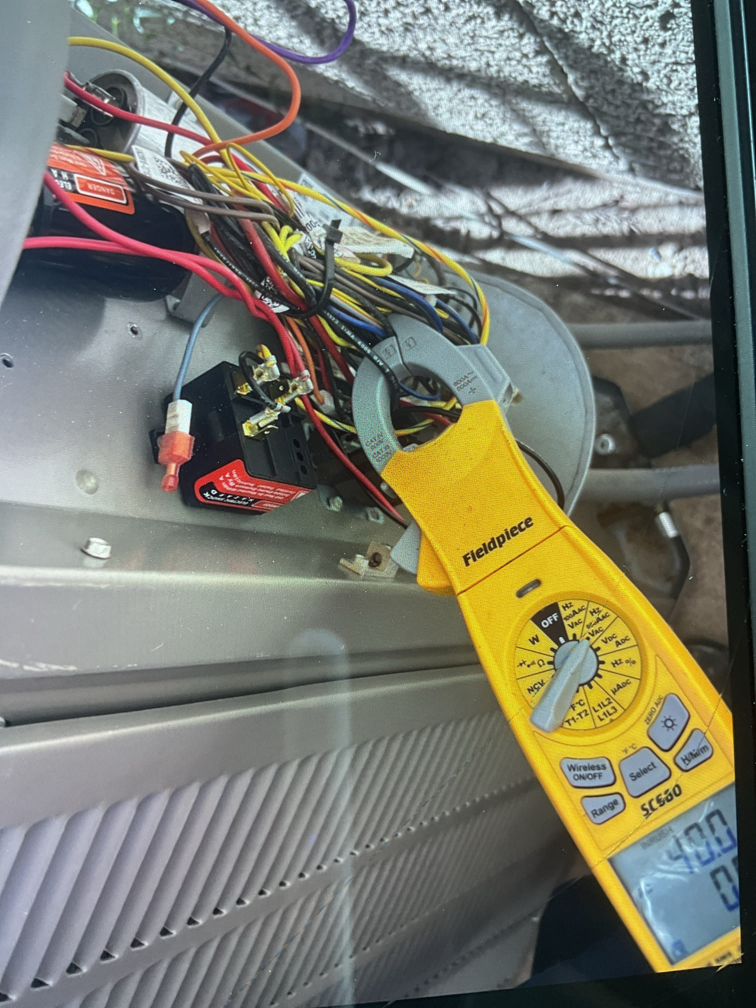 I was called to repair a Lennox air conditioner that was not cooling the house. I arrived at the house and found that the condenser coil was frozen over. I used a heat gun to thaw the coil and then cleaned it with a brush. I also checked the refrigerant levels and added more if necessary. After completing the repairs, the air conditioner was cooling the house again.