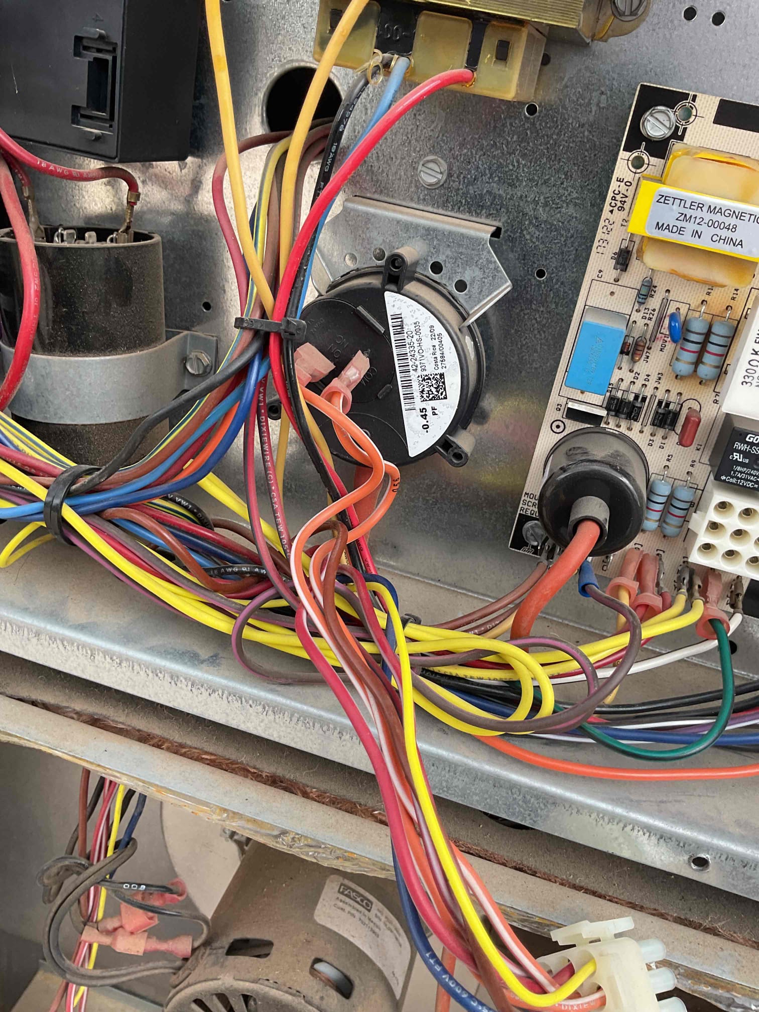 I am a skilled professional that works for a Alaskan Air Conditioning & Heating - Tucson company. I was called to a customer's home to repair their air conditioning system. The customer reported that their air conditioner was not cooling properly. I diagnosed the issue as a faulty control board. I replaced the control board and the air conditioner started working again. I also cleaned the coil and blower wheel of the air conditioner to improve its efficiency.