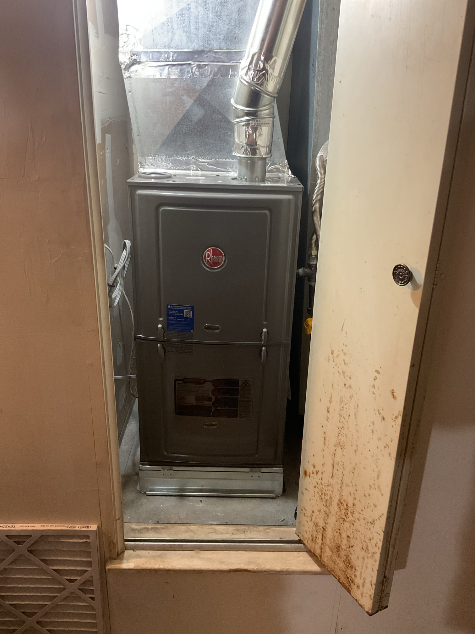 Install furnace