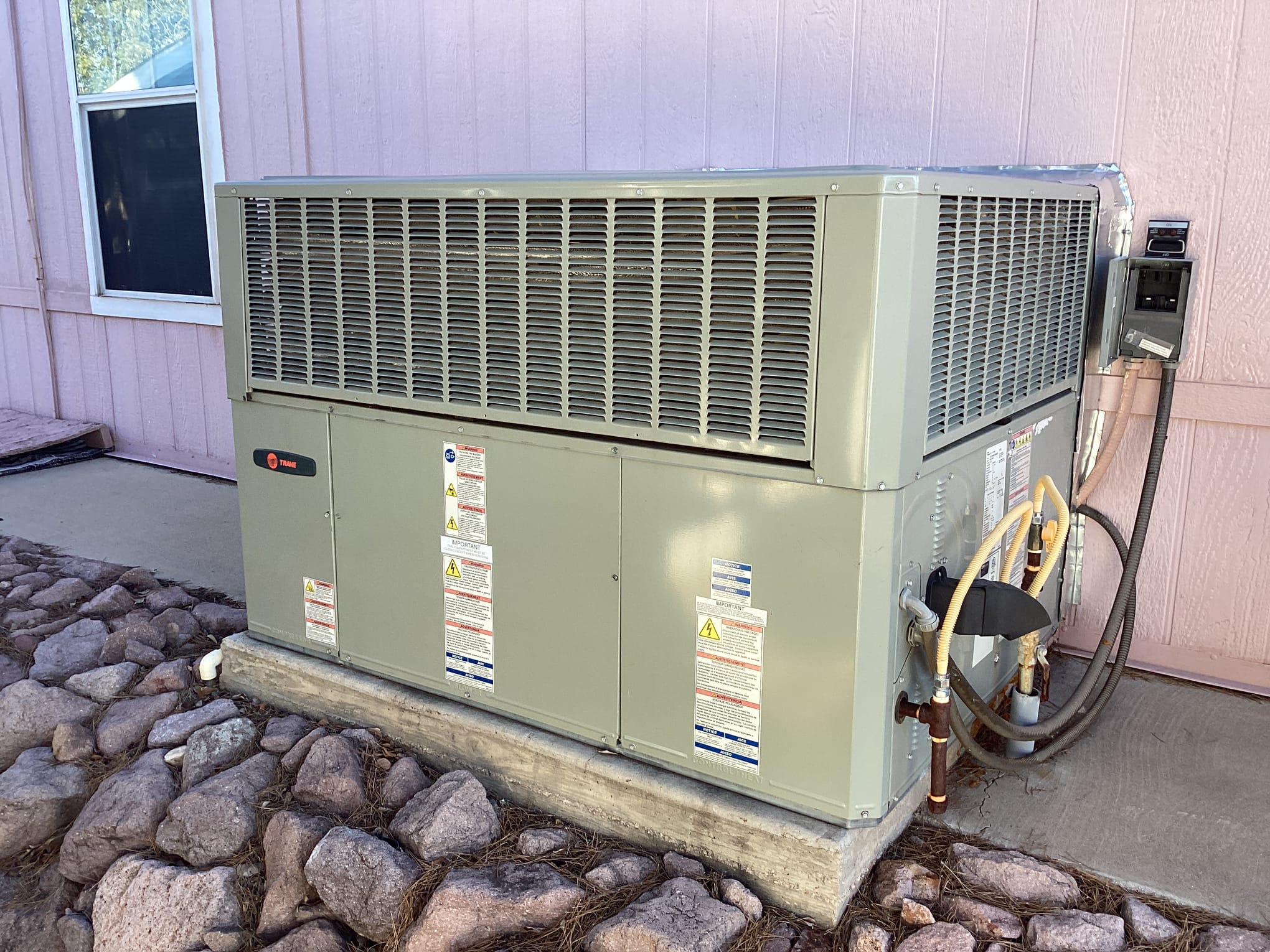 I was called to a home to repair a Trane gas pack that was not working. Upon arrival, I found that the unit was not producing any heat. I checked the electrical connections and found that one of the wires was loose. I tightened the wire and the unit started working again. I also checked the air filter and found that it was dirty, so I cleaned it and the unit started working even better. I also checked the thermostat and found that it was not working properly, so I replaced it with a new one. The customer was very happy with the service and thanked me for my help.