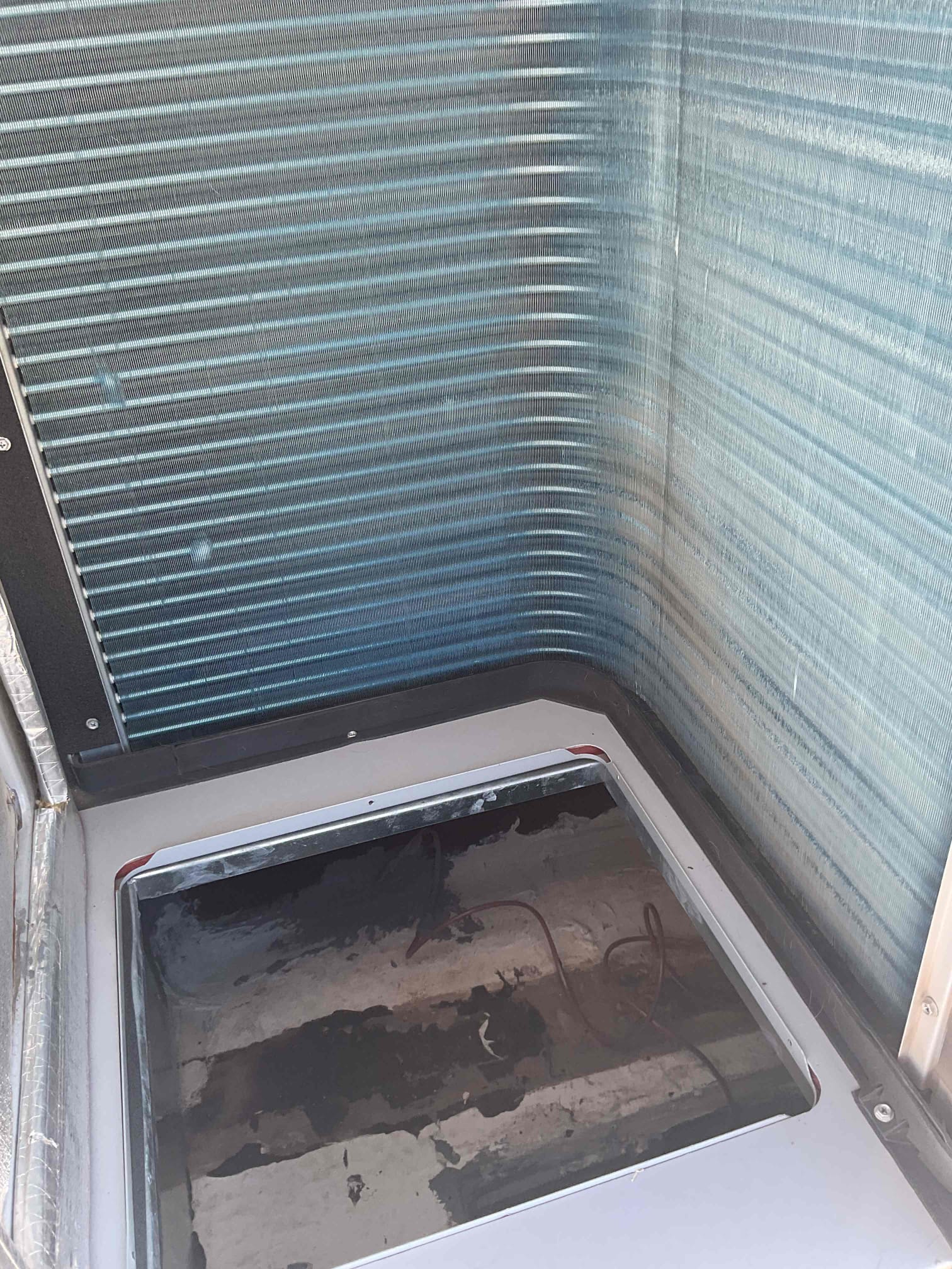 Maintenance and inspection on Bosch heat pump package unit. 