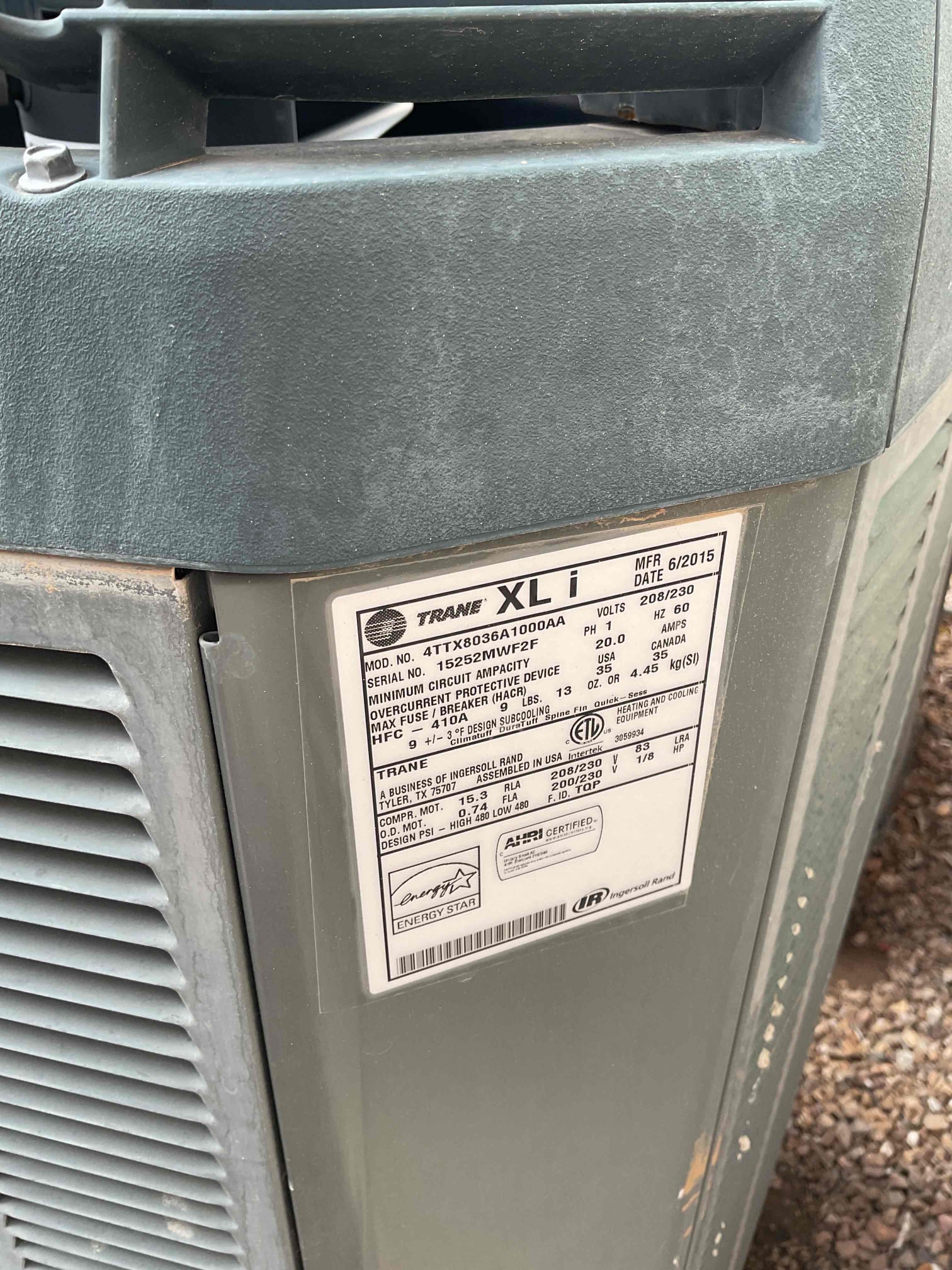 Furnace maintenance pm two Trane system 