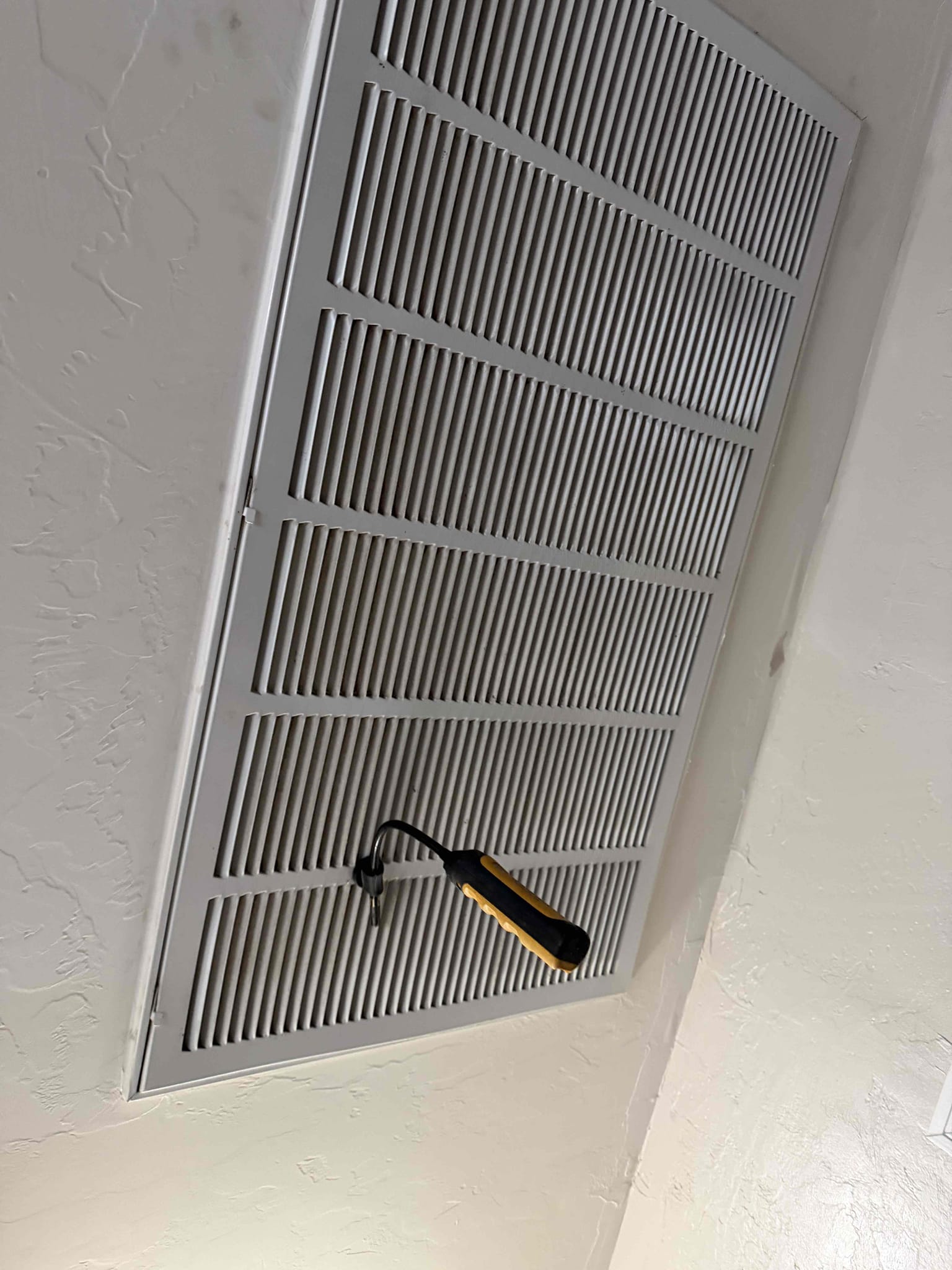 Installed attic split 