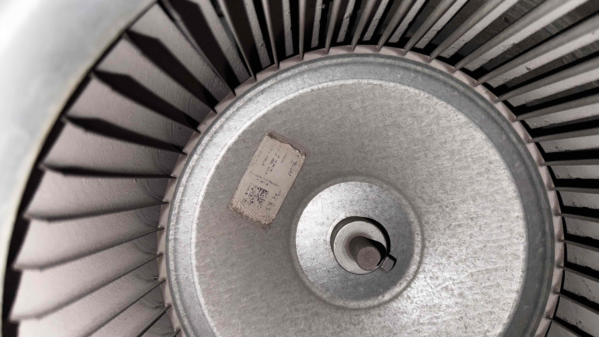 Sold blower wheel cleaning added senior discount