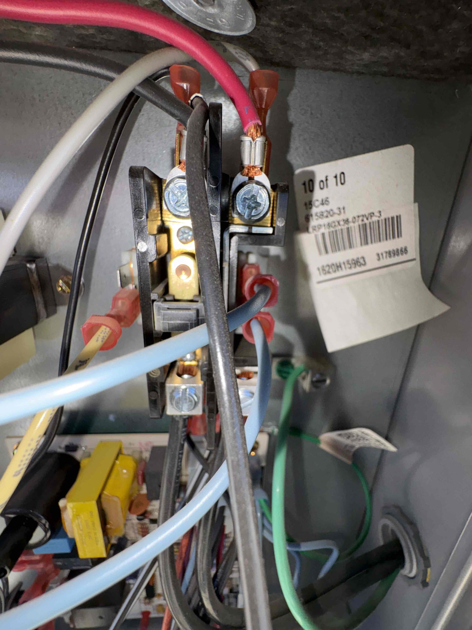 Tech maintenance, five year-old gas pack, Lennox