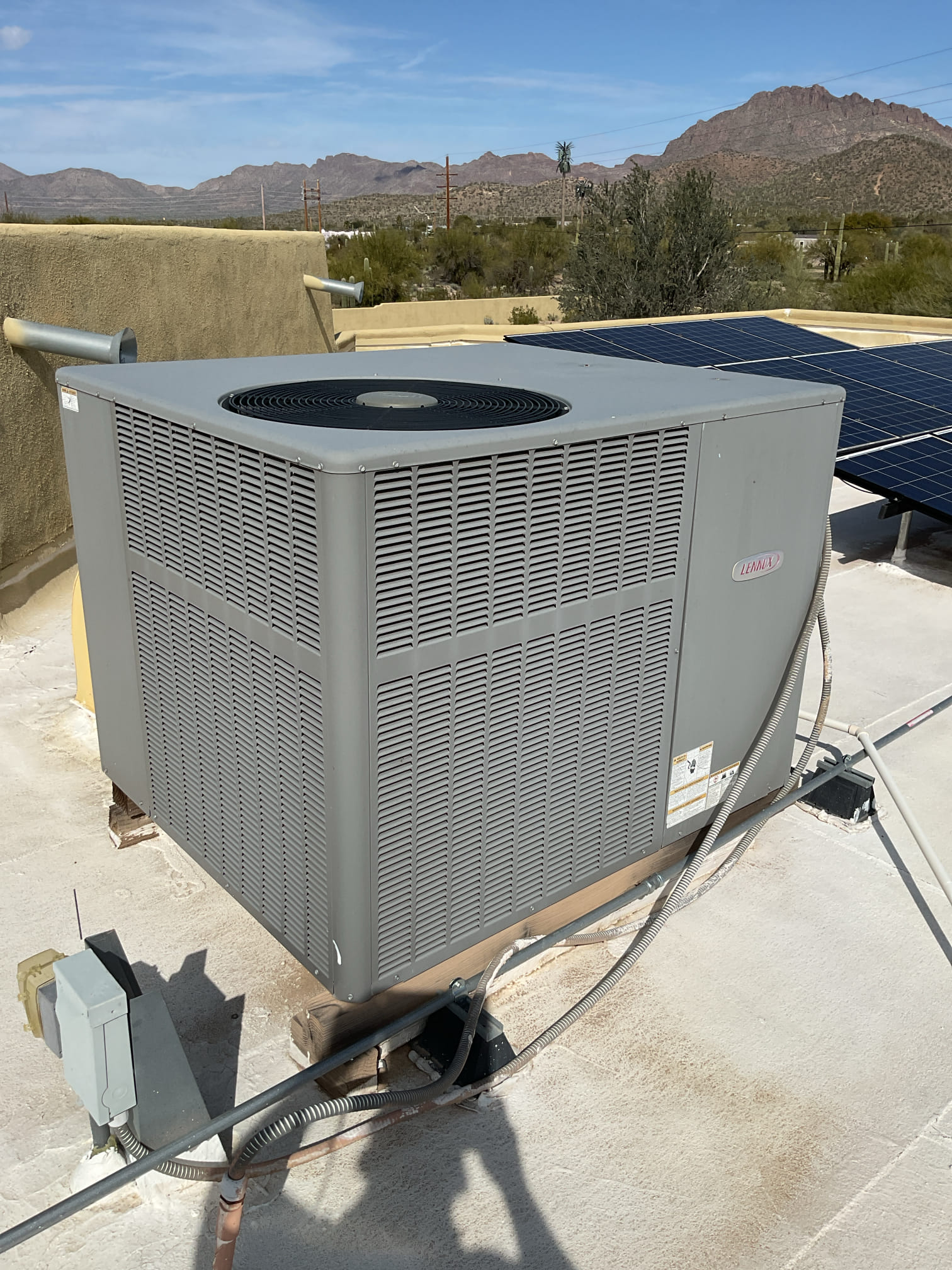 I performed a comprehensive maintenance check on a 10-year-old Lennox package heat pump. This included inspecting and cleaning the coils, checking the refrigerant levels, lubricating the motor, and testing the thermostat functionality. I also examined the electrical connections and ensured all components were operating efficiently. The system was thoroughly cleaned, and any minor issues were addressed to ensure optimal performance.