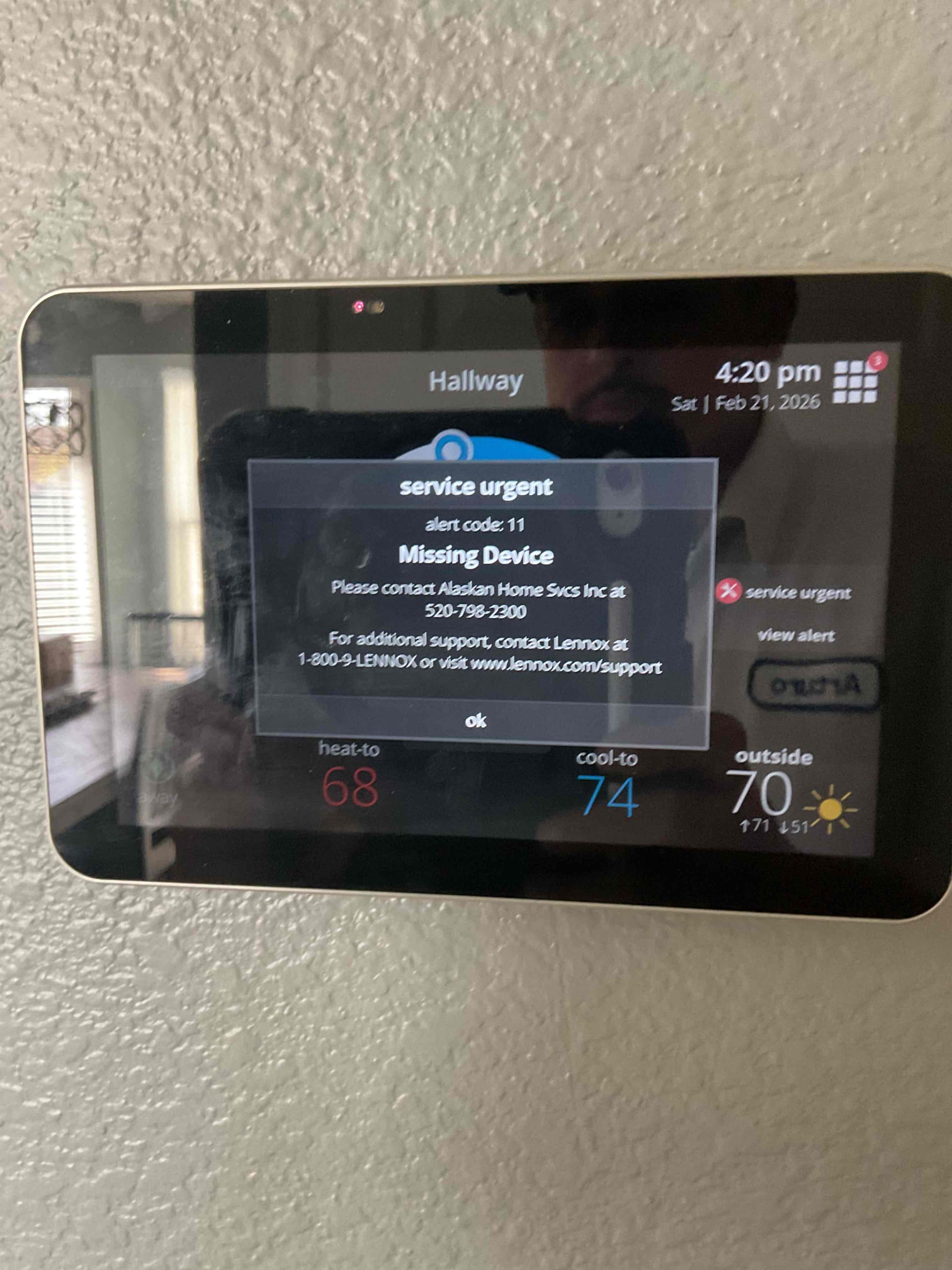 I conducted a comprehensive diagnostic on the Lennox HVAC system to identify and resolve any operational issues. The process began with a thorough visual inspection of the unit, followed by a detailed examination of the electrical components and connections. I tested the thermostat functionality and calibrated it to ensure accurate temperature readings. Next, I checked the refrigerant levels and inspected the air filters for cleanliness. I also evaluated the blower motor and fan operation, ensuring they were functioning efficiently. Finally, I performed a system performance test to confirm that the unit was operating within optimal parameters. The diagnostic revealed a minor issue with the thermostat, which I promptly corrected, restoring the system's efficiency.