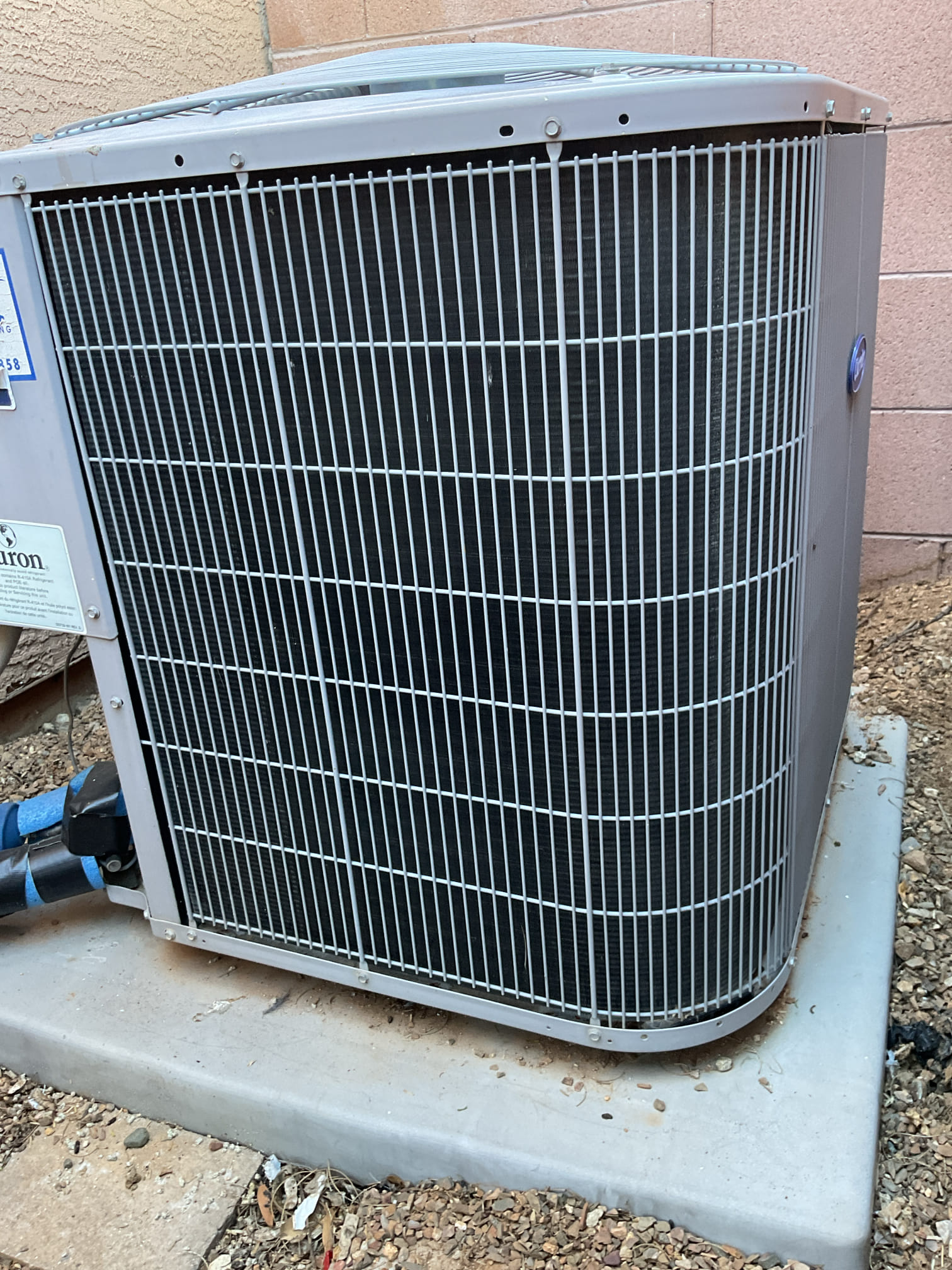 Our team recently performed a comprehensive maintenance service on an 18-year-old Carrier split system. We began by inspecting all components, including the compressor, condenser, and evaporator coils. We cleaned the coils and checked for any signs of wear or damage. Next, we tested the system's electrical connections and refrigerant levels, ensuring everything was functioning optimally. We also checked the thermostat and controls for proper operation. Finally, we performed a thorough cleaning of the air filters and vents to enhance air quality. The system is now running efficiently, and we provided the homeowner with tips for future maintenance.