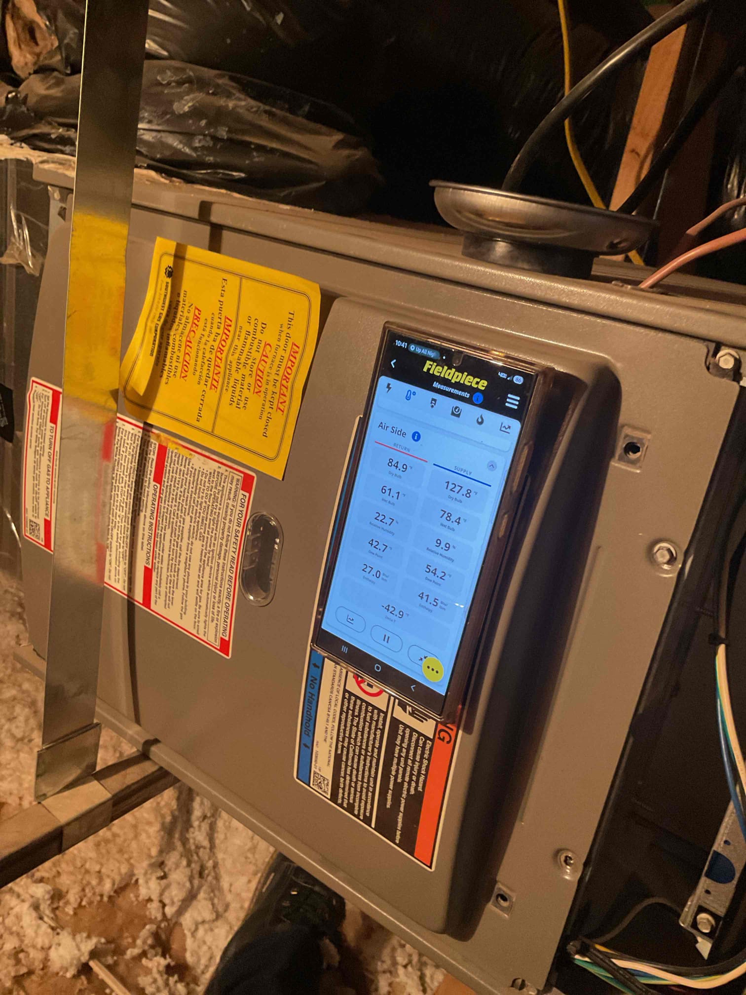 Upon inspection, the system's mechanical components were found to be functioning properly. However, significant dust and debris accumulation, along with a noticeable split in the ductwork, were identified as the root causes of strain on the system and poor air quality. Our team meticulously cleaned the affected areas, removing all accumulated dust and debris. Additionally, we repaired the split in the ductwork, ensuring a seamless and airtight connection. These corrective actions have significantly improved the system's efficiency and air quality.
