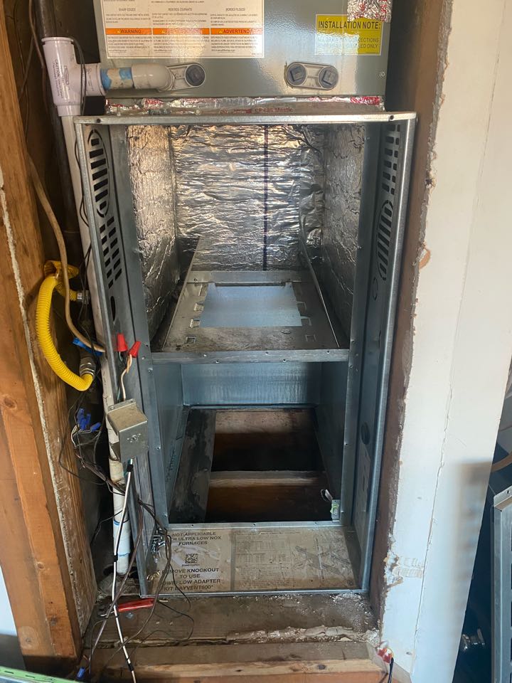 Trane furnace water damage inspection 