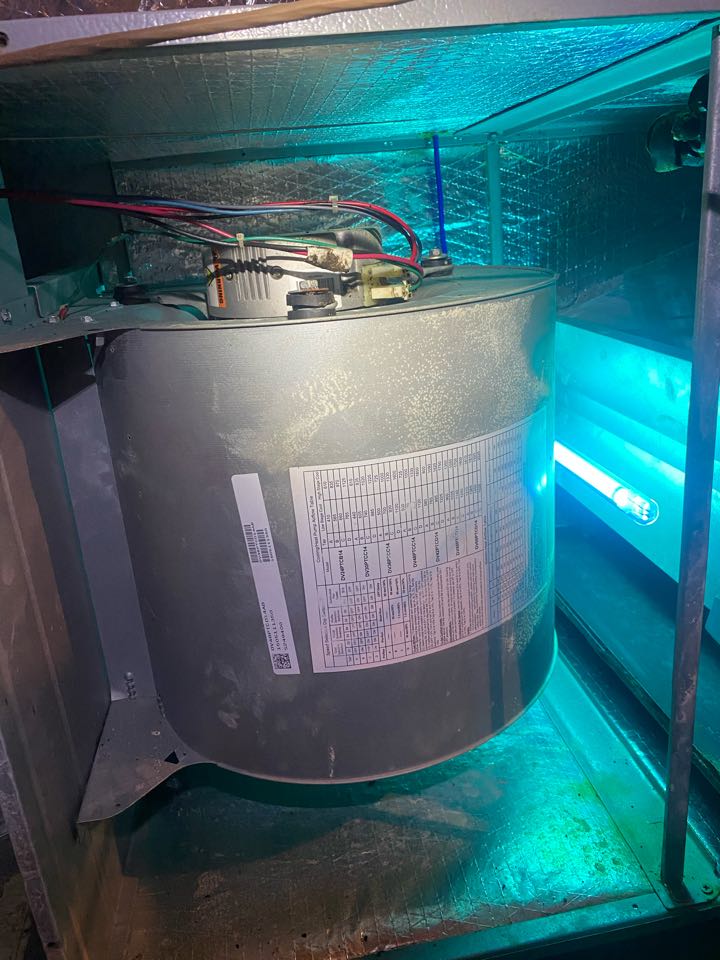 Daikin heat pump ac maintenance and whole home air cleaner installation