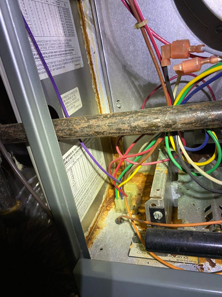 Rheem air conditioning water damage / ac repair 