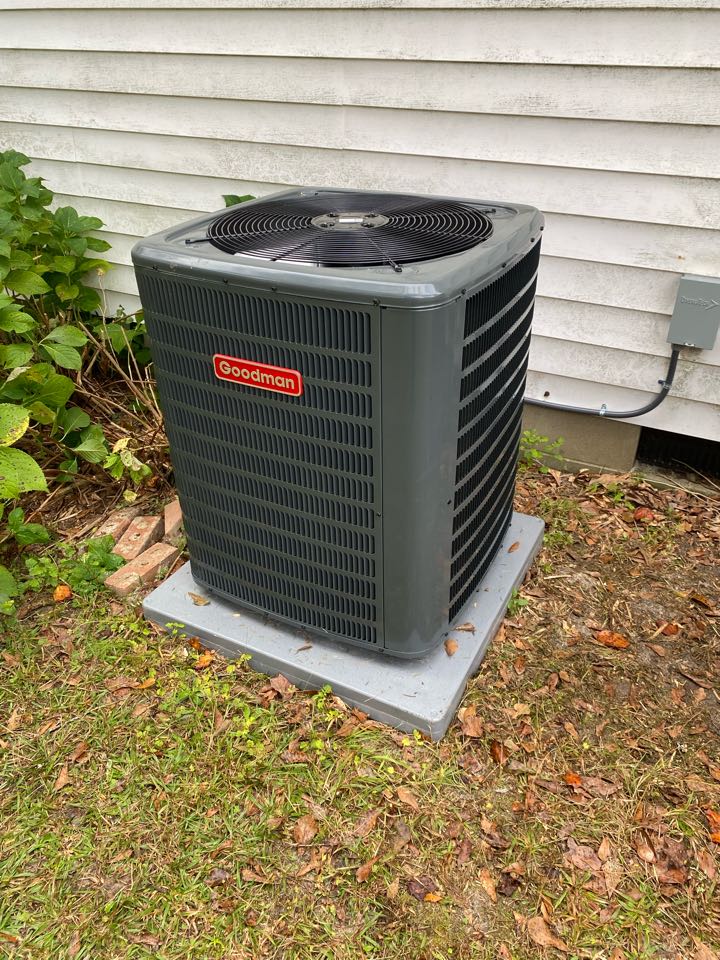 Quality control inspection for the installation of two new heating and cooling systems. 