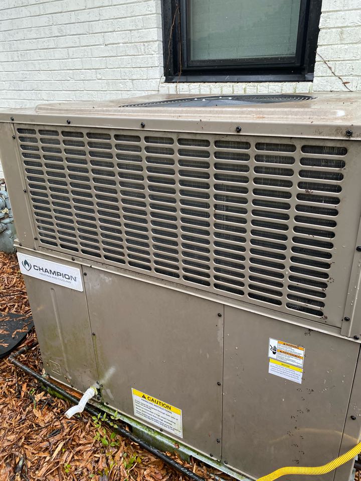 Champion gas package unit repairs and service