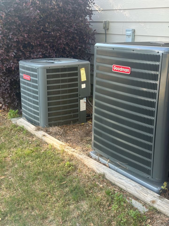 HVAC cooling maintenance two systems!