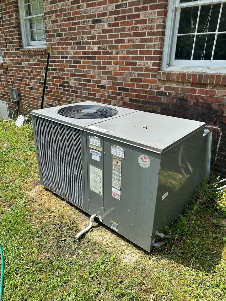 Rheem hp pkg unit ac maintenance 