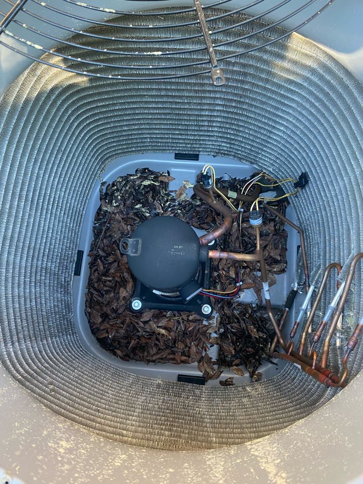 Run tru air conditioning maintenance.