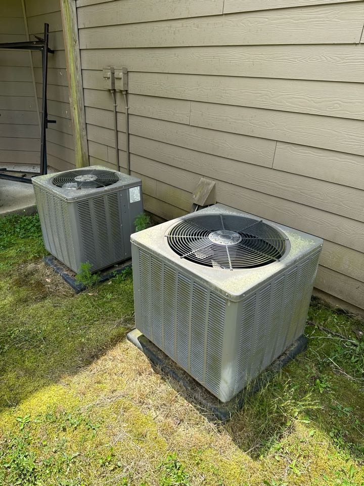2 Rheem hp split ac maintenance 