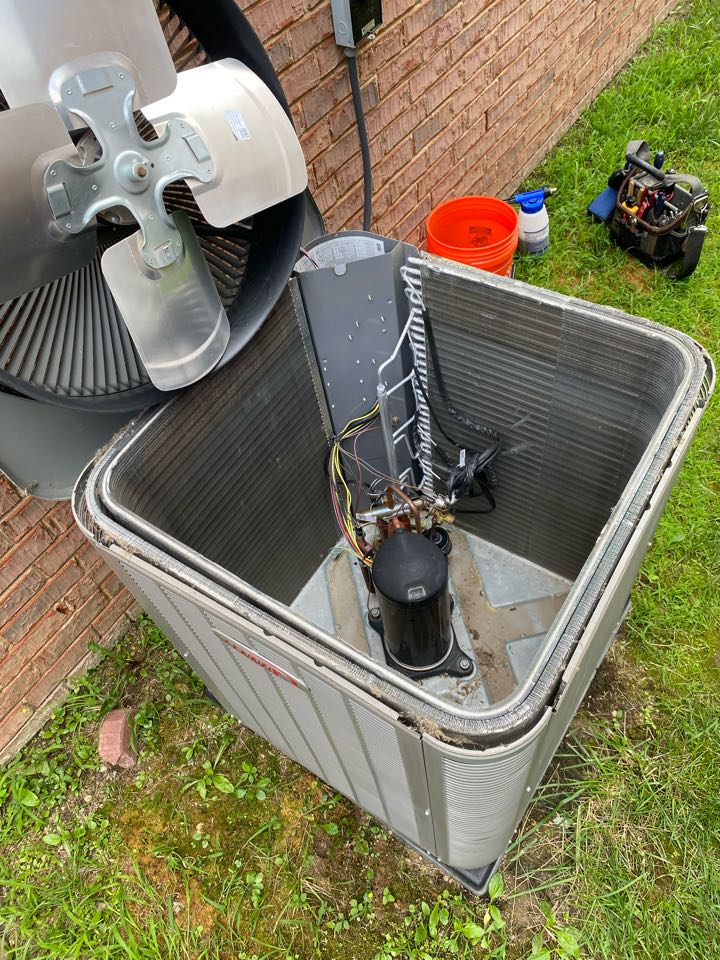 Lennox air conditioning inspection and cleaning