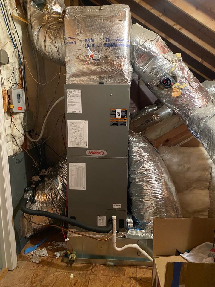 Lennox air conditioning inspection and cleaning