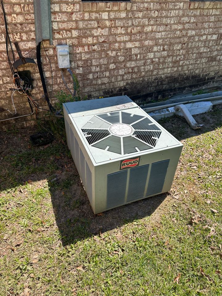 York/RUUD gas split ac tune up
