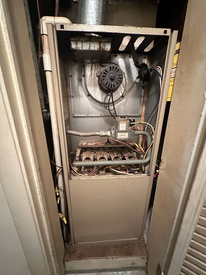 York/RUUD gas split ac tune up