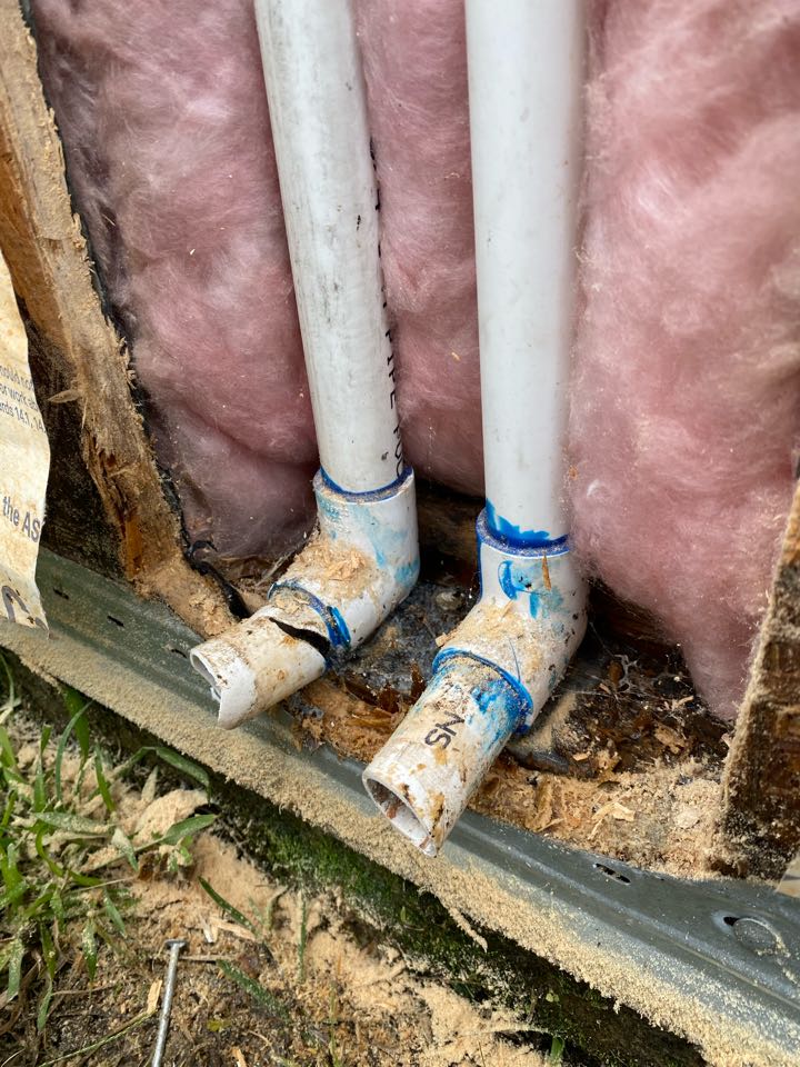 Goodman air conditioning broken drain line repair