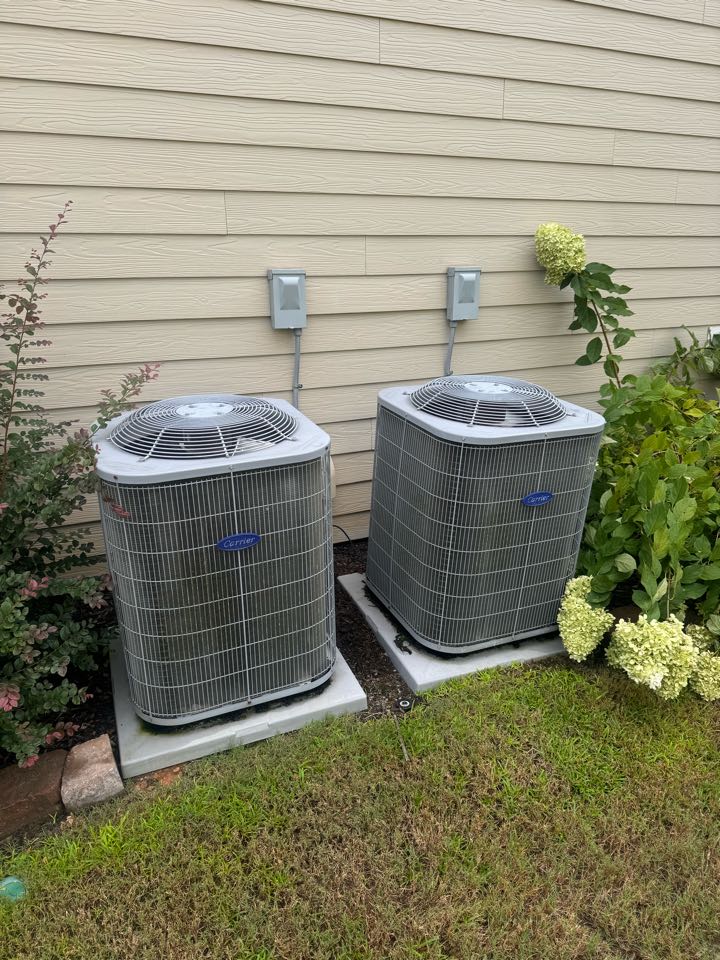 2 carrier hp split systems ac tune up