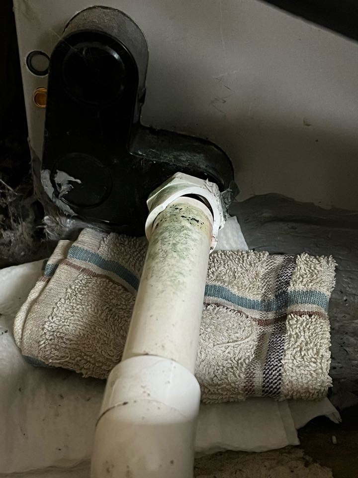 Payne air conditioning drain line leaking and repair