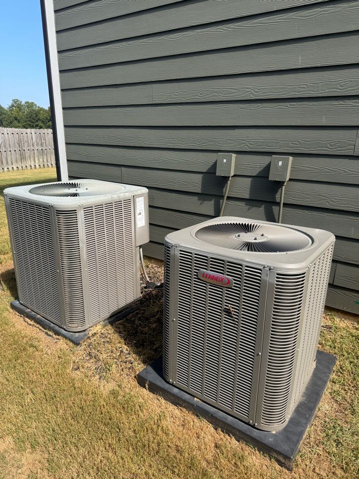 2 system Lennox hp split ac tune up