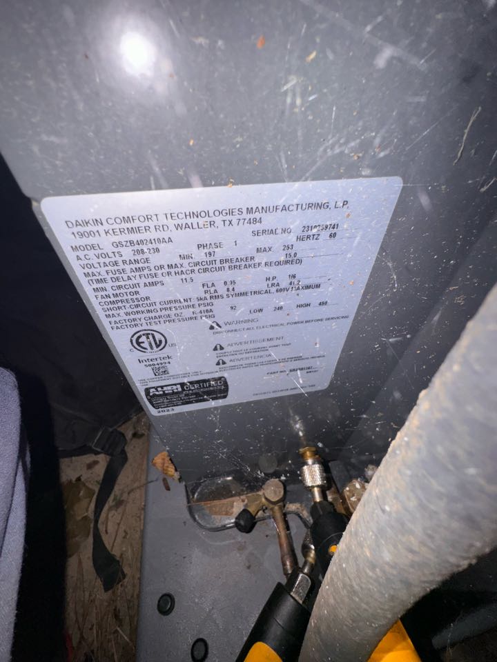 2 Goodman hp split systems heat diagnostic 