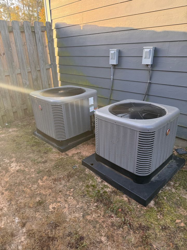 2 Rheem hp splits heat maintenance 