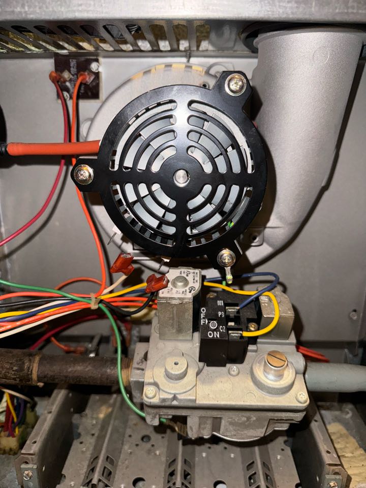 Replacing inducer motor assembly