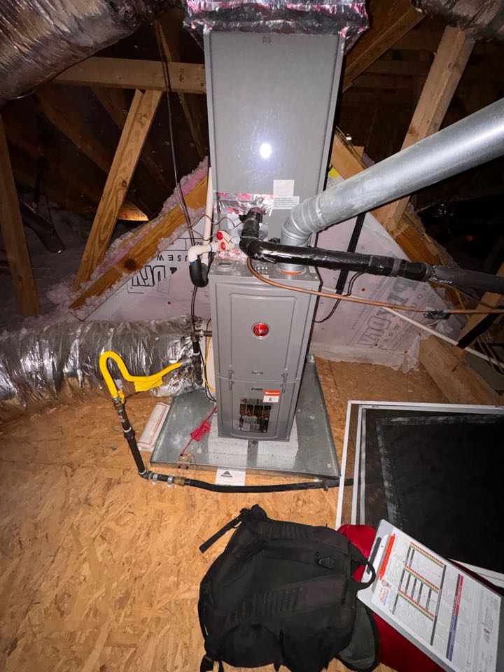 2 Rheem gas furnace heat maintenance 