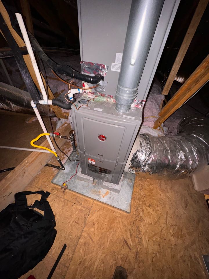 2 Rheem gas furnace heat maintenance 