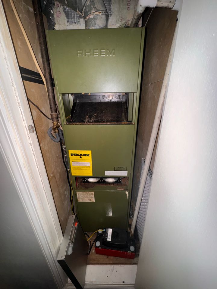 Rheem gas furnace heat maintenance 