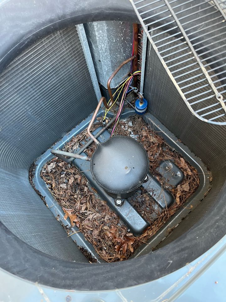 Goodman air conditioning maintenance for two units. 