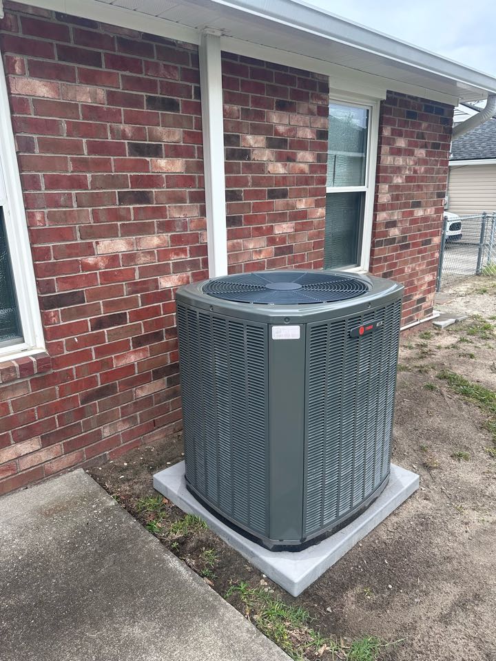 Trane 2 ton gas split ac maintenance 