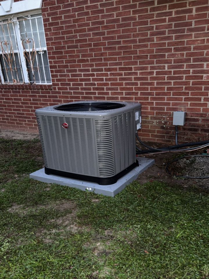 4ton rheem heat pump installation 