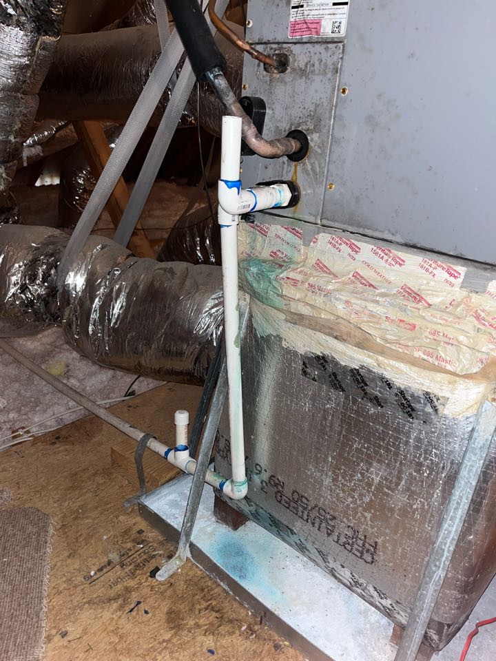 Tempstar air conditioning drain line clearing and upgrades 
