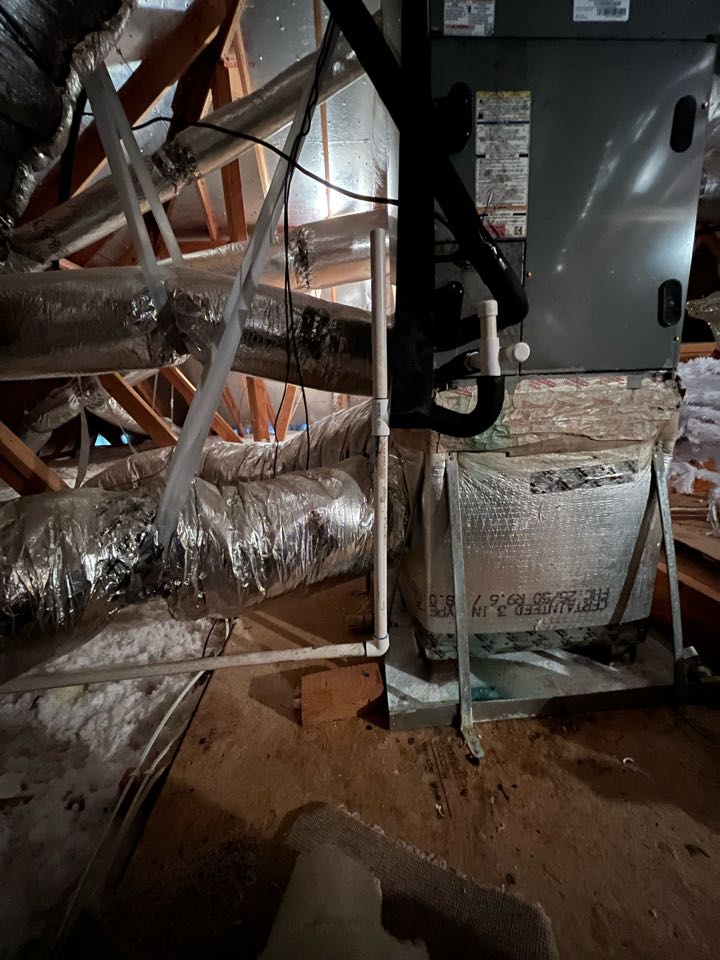 Tempstar air conditioning drain line clearing and upgrades 