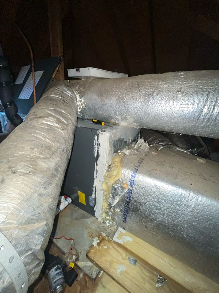Goodman heat pump heat maintenance and safety inspection. 