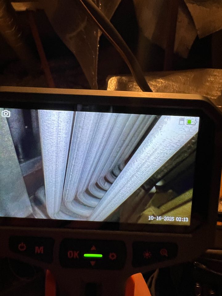Maintenance on rheem furnace.