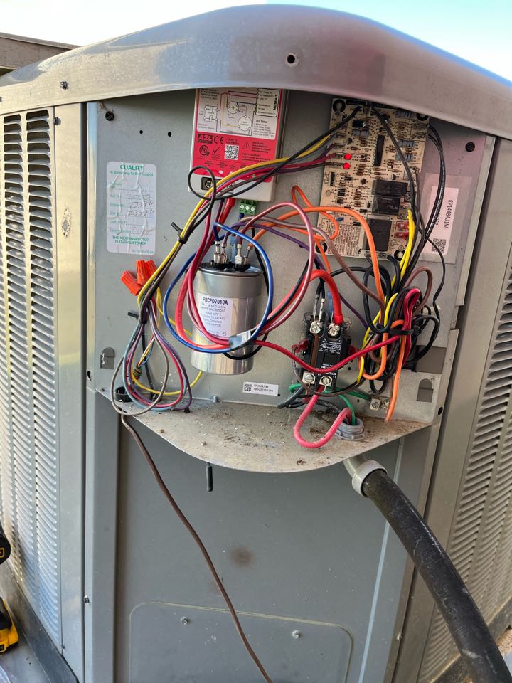 Rheem heat pump heat maintenance and soft start kit installation. 