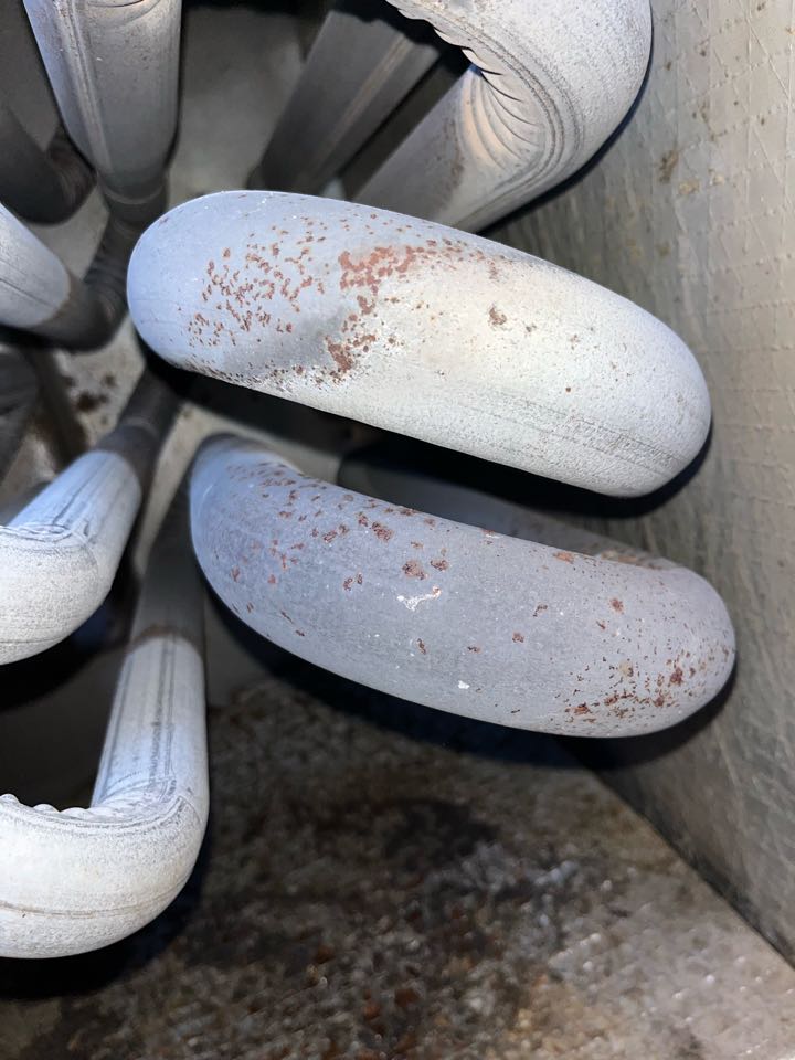 Goodman gas furnace maintenance and safety inspection. 