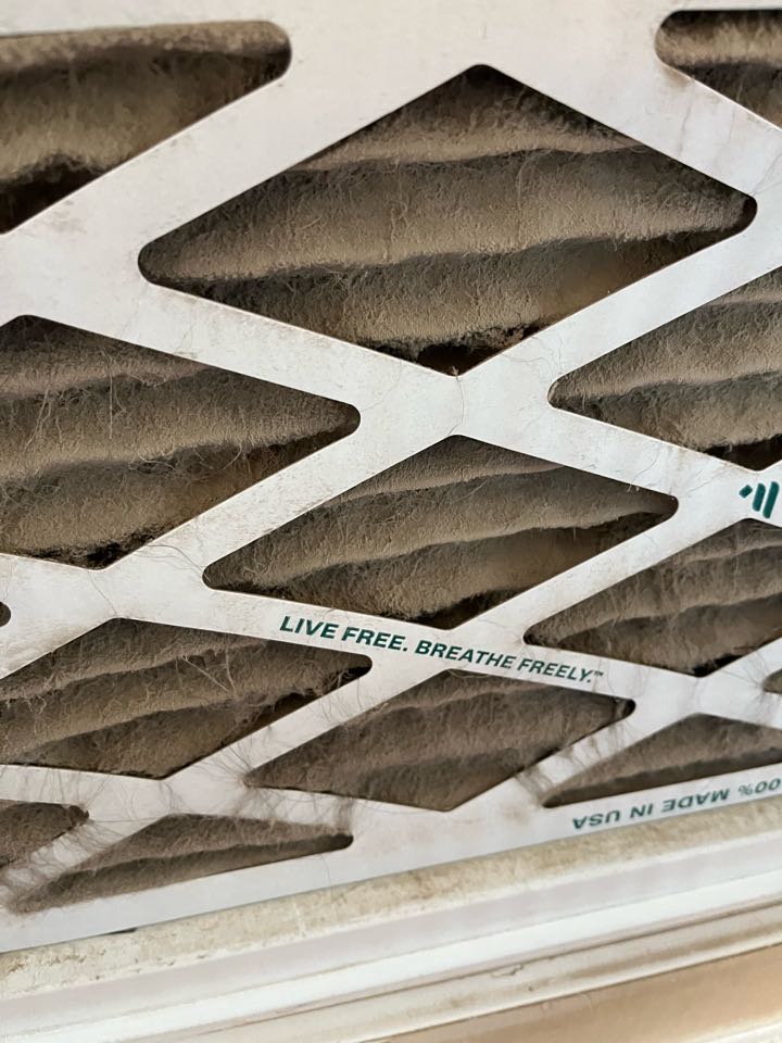 Goodman gas furnace maintenance and safety inspection. 