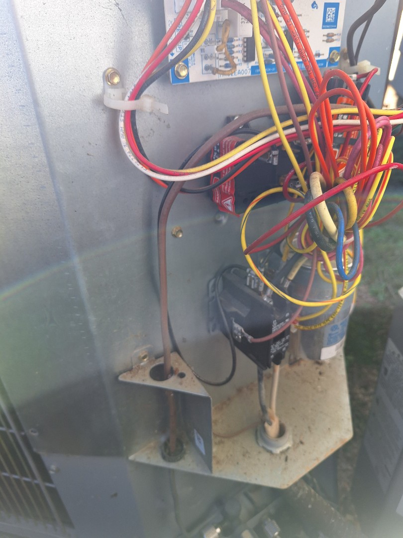 Carrier heat pump maintenance.