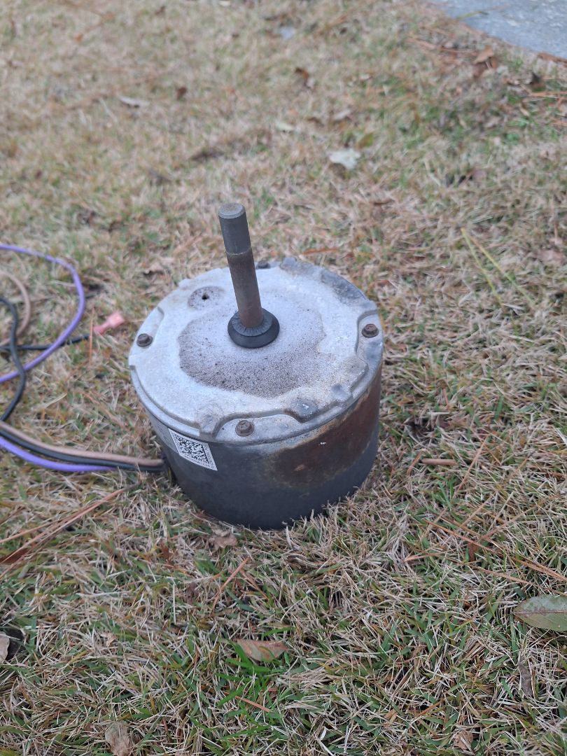 goodman condenser fan motor replacement and install.