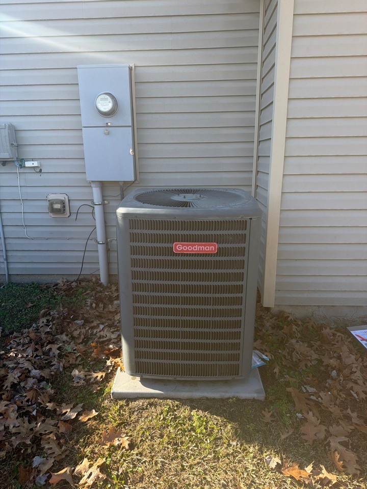 goodman heat pump and air handler, heat maintenance