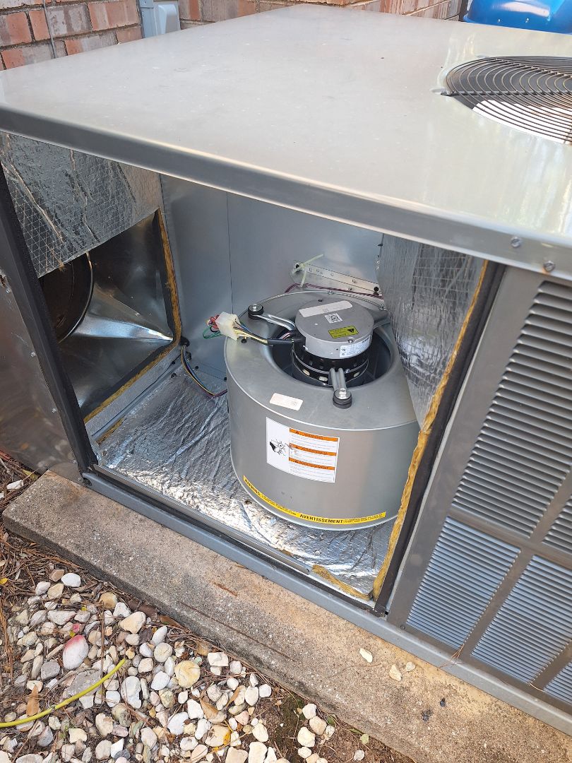 Goodman heat pump and gas furnace package unit maintenance 